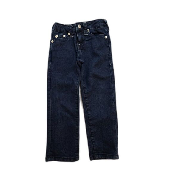 True Religion Toddler Boy's Geno Relaxed Slim Jeans Adjustable Waist Sz 5 - Picture 1 of 8